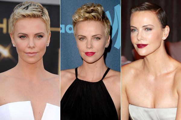 Charlize Therone - kratke frizure