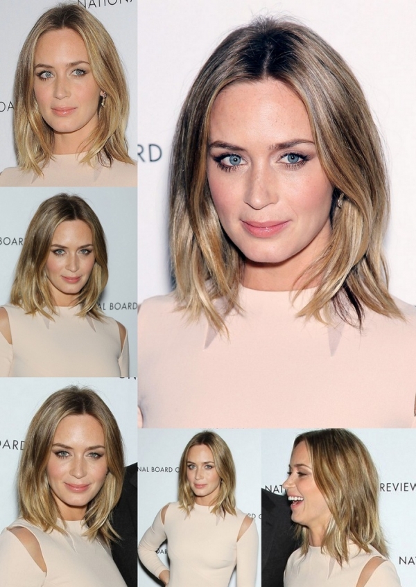 Emily Blunt - dugi bob