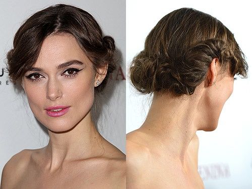 Keira Knightley - uvrnuta frizura