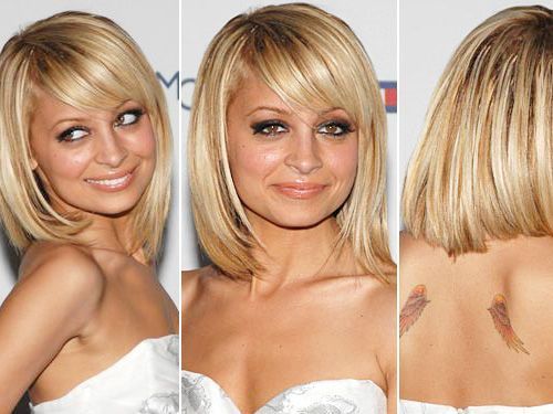 Nicole Richie - dugi plavi bob