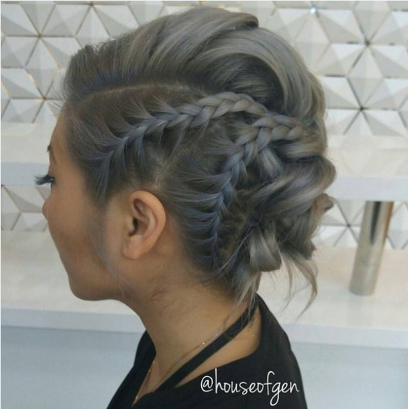 Super trendi updo ideje za kosu srednje dužine