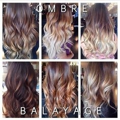 Ombre vs balayage