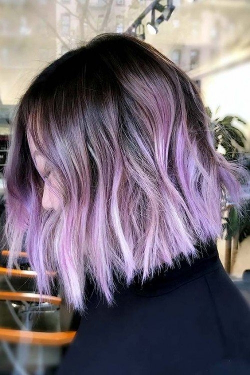 Ljubičasti balayage