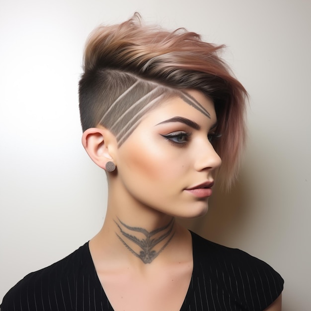 Pixie undercut